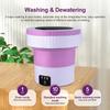 7L Portable Folding Washing Machine Small Washing Machine Automatic Modes Laundry Clothes Laundry Bucket Washing Machine