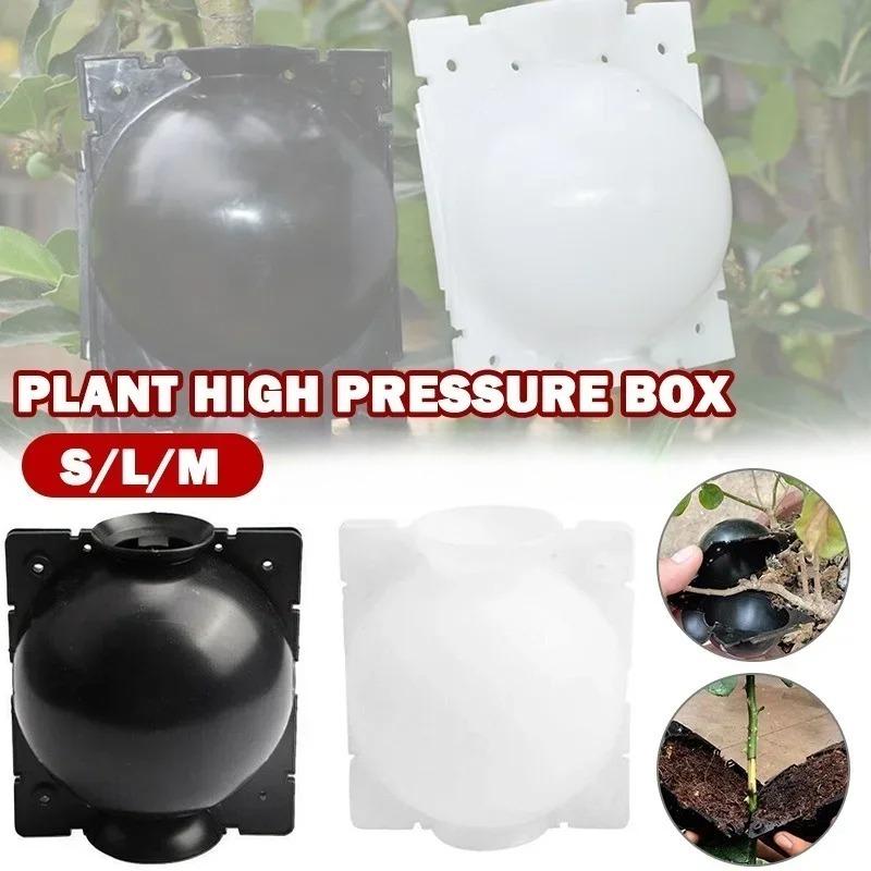 5 Stück Pflanzenbewurzelungsausrüstung Abmoosen Hochdruck-Vermehrungskugel Veredelungsbox Zuchtkasten für Garten Veredelungsbox Setzling