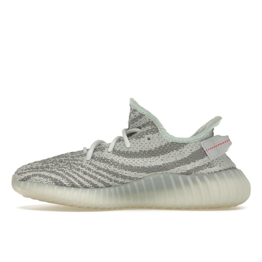 Adidas Yeezy Boost 350 V2 Blue Tint 2017 Unisex Sneakers Grey-Three High-Resolution-Red B37571