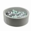 Toy balls ø7cm 300pcs white, gray, light mint