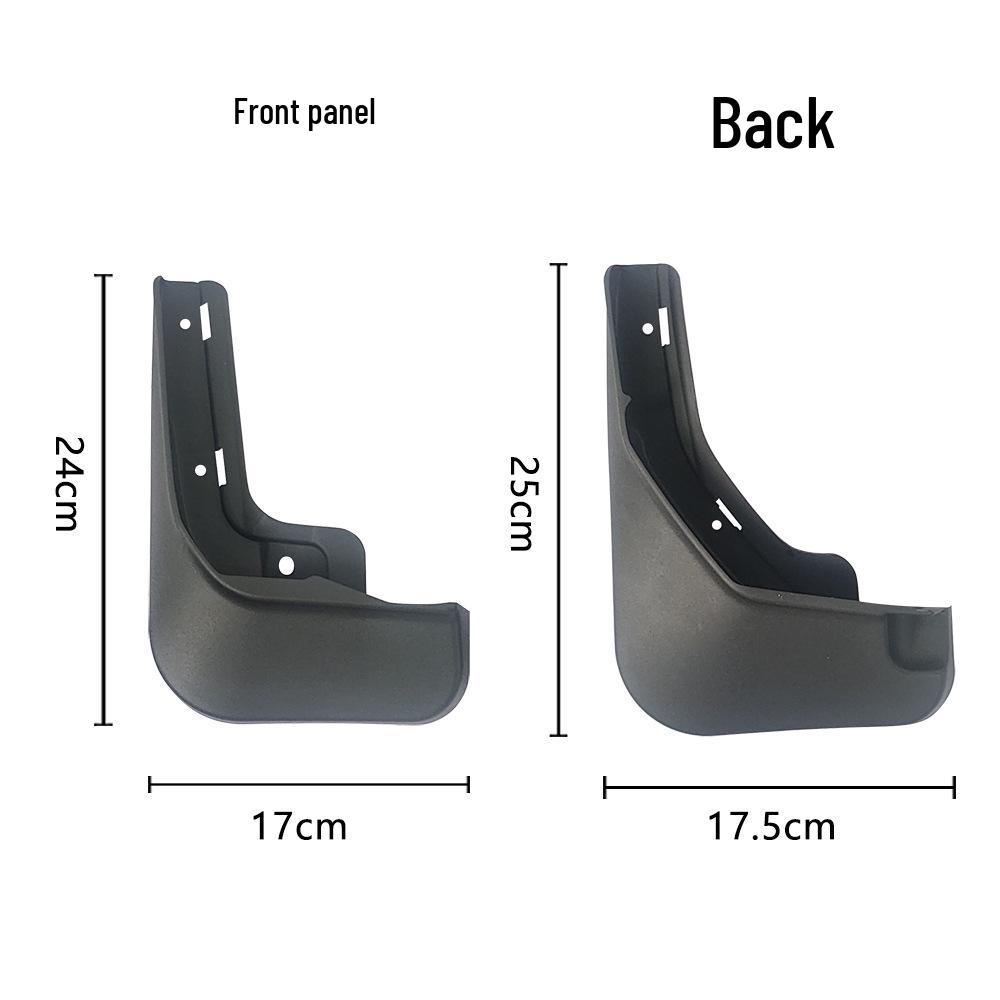 Leather Mudguards for 2022 BYD SEAGULL Tires, Soft PP Material