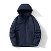 Lightweight Waterproof Windproof Outdoor Hiking Jacket Men Women Removable Hood Thin Softshell Sport Coat