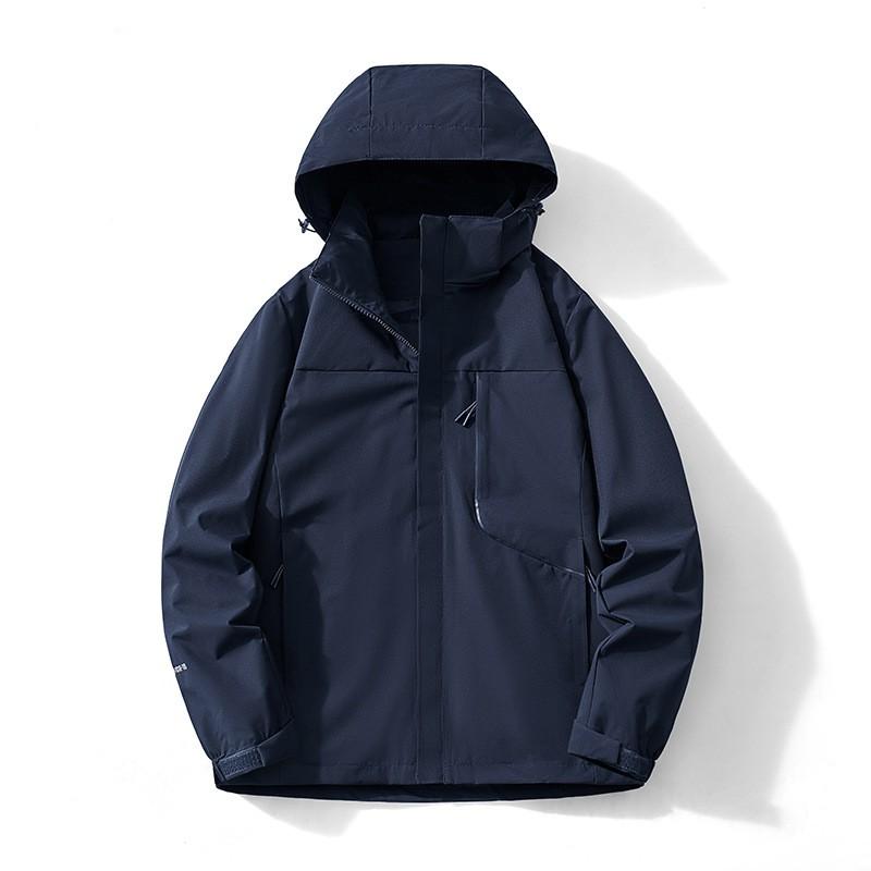 Lightweight Waterproof Windproof Outdoor Hiking Jacket Men Women Removable Hood Thin Softshell Sport Coat