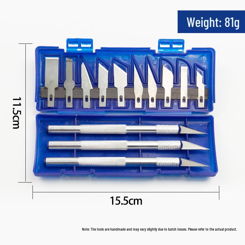 13-Piece Aluminum Carving & Engraving Knife Set for Art and Model Crafting