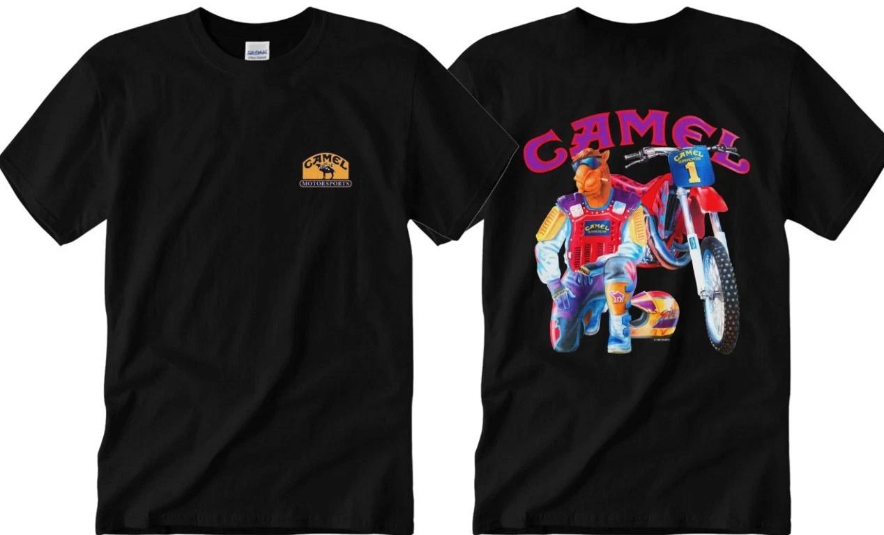 New NOS Vintage 1993 Camel Supercross Single Stitch Pocket Shirt S