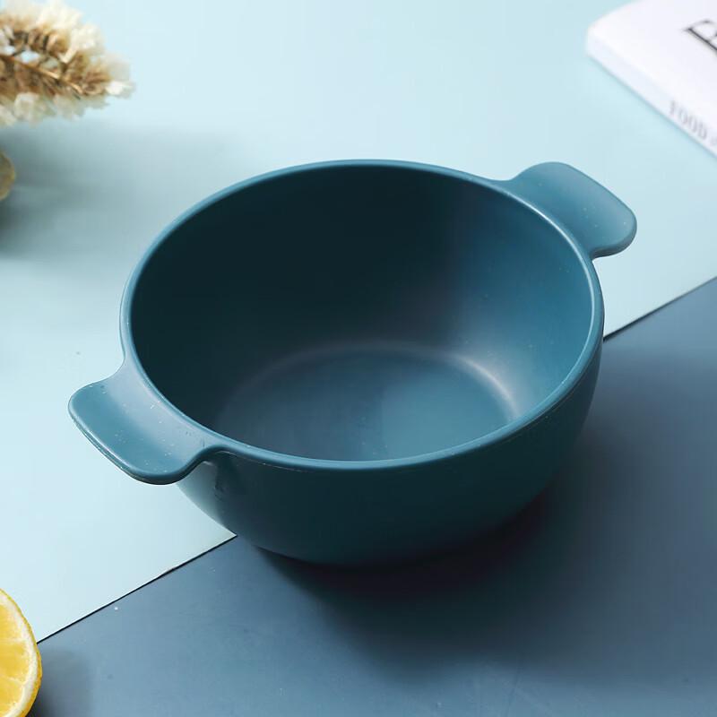 Zhi Shi Double-Handle Plastic Feeding Bowls for Babies & Toddlers