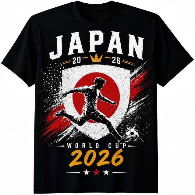 Japan 2026 World Cup Football Fan T Shirt Mens Womens Kids S