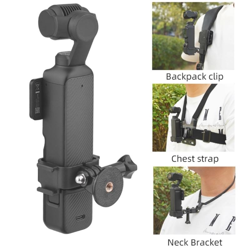 Adattatore Shoe Fredda Versatile per Gabbia Fotocamera per Pocket 3 Clip per Zaino Fotografico Perfetto per Riprese all'Aperto Fotografia di Viaggio