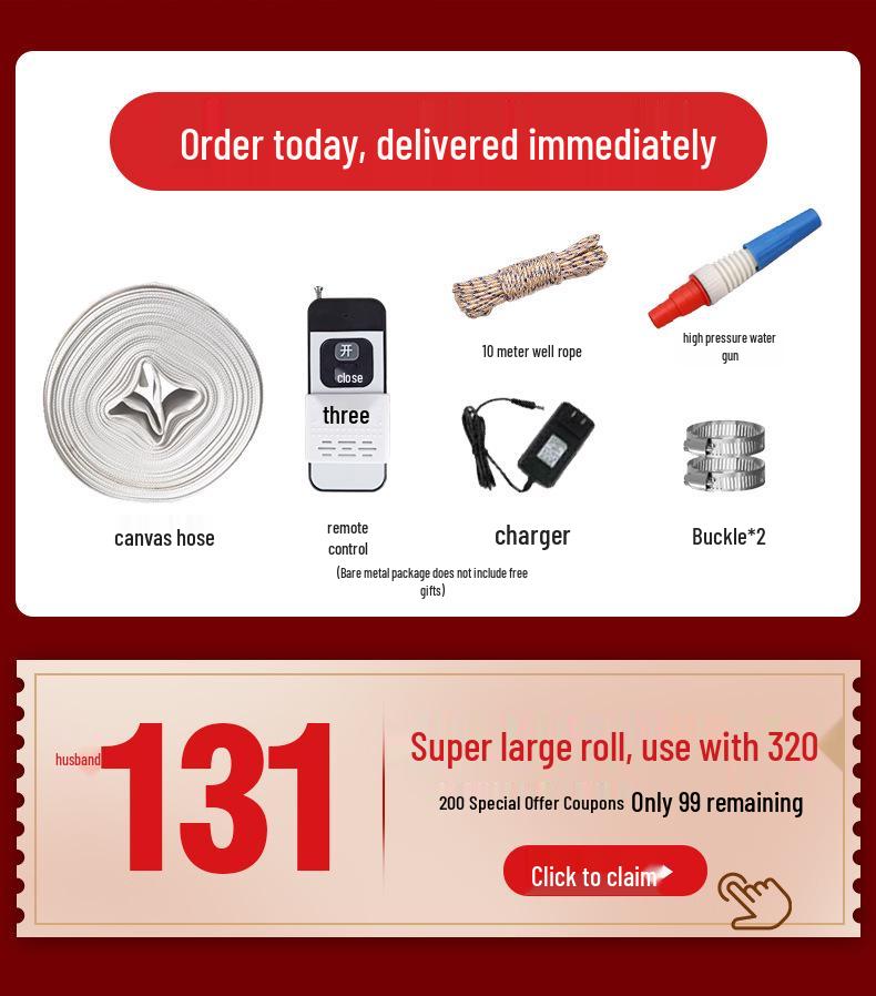 Rechargeable Wireless Remote Control Submersible Water Pump for Agricultural Irrigation