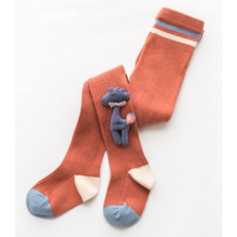Eleganckie, dziewczęce rajstopy Chic Simplicity Kids Girl w jednolitym kolorze, modne, koreańskie legginsy, pończochy, jesień, wiosna, grube, bawełniane rajstopy