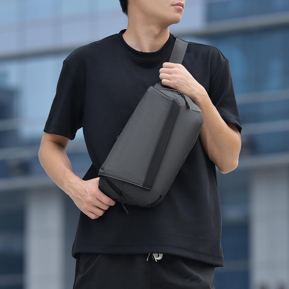 Umhängetasche Herren Brusttasche Freizeit Tasche Herren Bauchtasche