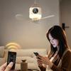 3Gears Ceiling Fans with Lights LED Light Rechargeable Ceiling Fan Portable Air Cooler  Camping