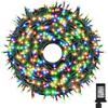 XUNXMAS Bright Christmas Lights Outdoor 300 LED String Lights