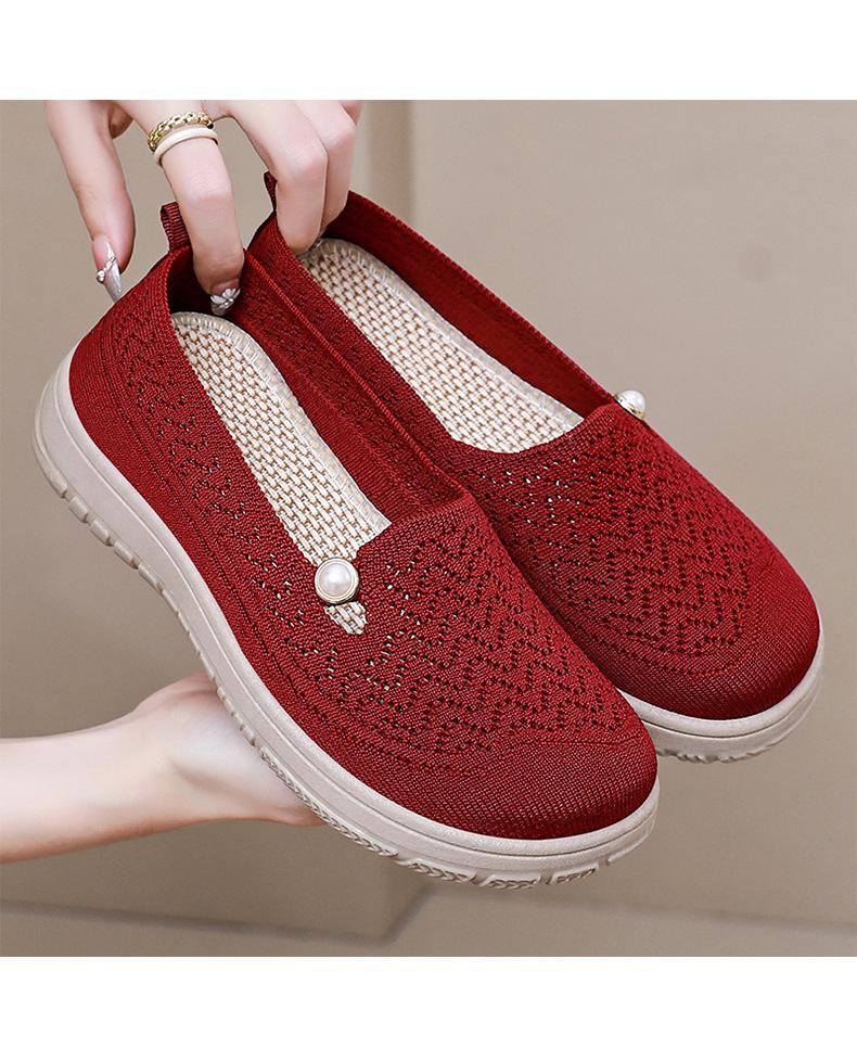 Women's Summer Breathable Slip-On Closed-Toe Casual Shoes