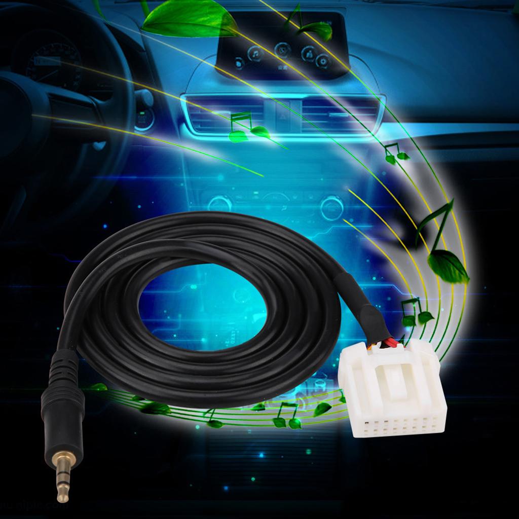 3.5MM AUX Audio Input Radio MP3 Player Cellphone Input Adapter Cable for Less Than Span Class= Ui Risk_flag3 More