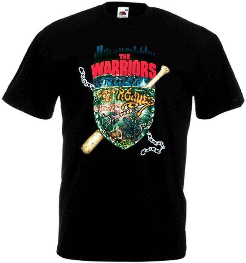 

The Warriors v5 T shirt black movie poster all sizes S-5XL 4XL