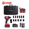 TEDE Brushless Cordless 1/2-inch Electric Impact Wrench Kit