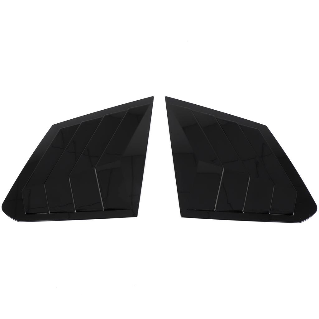 2x ABS Plastic Rear Side Window Louver Air Vents Cover Spoiler Car Side Window Decoration Cover Suitable for BMW X3 G45 2024+