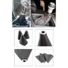 16mm universal PU leather car shift collar carbon fiber automatic car manual shift lever knob shift boot cover leggings