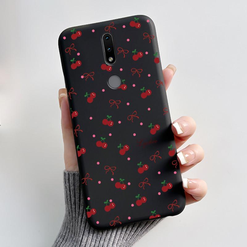 Cute Case For Nokia 4.2/Nokia 3/Nokia 3.1/Nokia3.2 Funda Capa Printing Shell Protective Cover Soft Silicone Cartoon Black Casing
