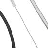 Coffee Machine Replacement Tubes: Includes Silicone Milk Tube, Stainless Steel Milk Tube, Compatible with , Coffee Maker Milk Foam Straw with