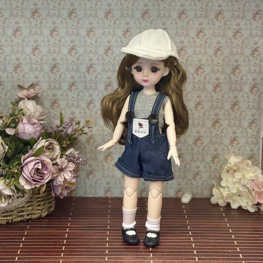 High Yan Value 30cm Doll Set Of Naked Doll 6 Points Bjd Dress-up Girl's Family Children's Birthday Gift