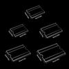 10PCS/Set New Acrylic Price Tag Holder Transparent Self Adhesive Label Sign Shelf Label Display Stand Office Use