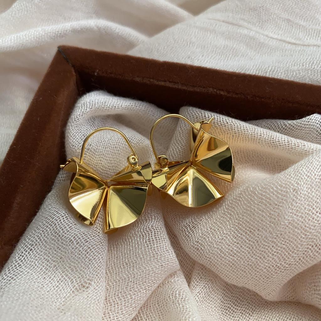 Nische Einfacher Korb Einzigartiges Design Temperament Mode Vielseitig Internet-Berühmtheit Leichter Luxus Temperament Ohrringe