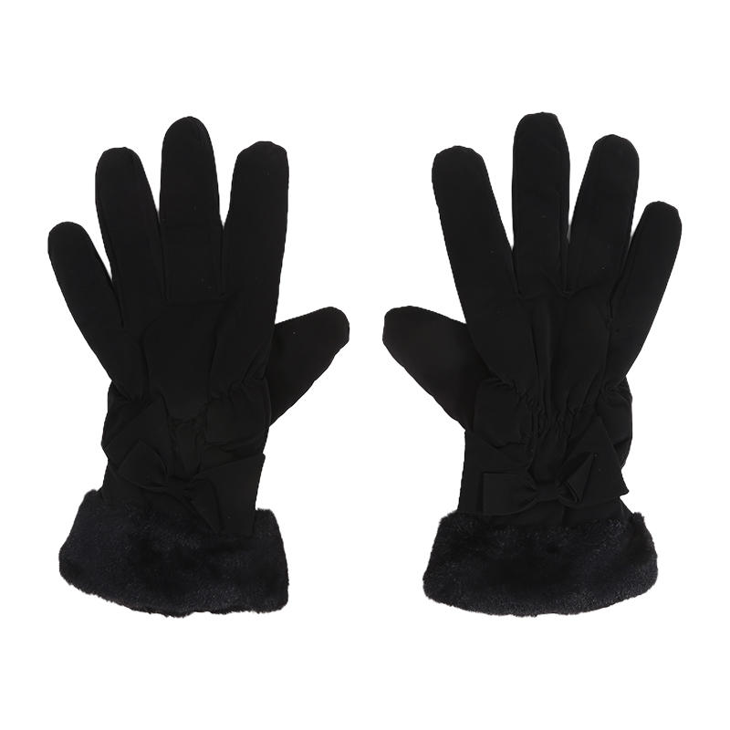 Gloves New Women's Winter Riding Solid Color Warm Plus Thickened Cold Windproof De Gloves For Winter Outdoor Activities