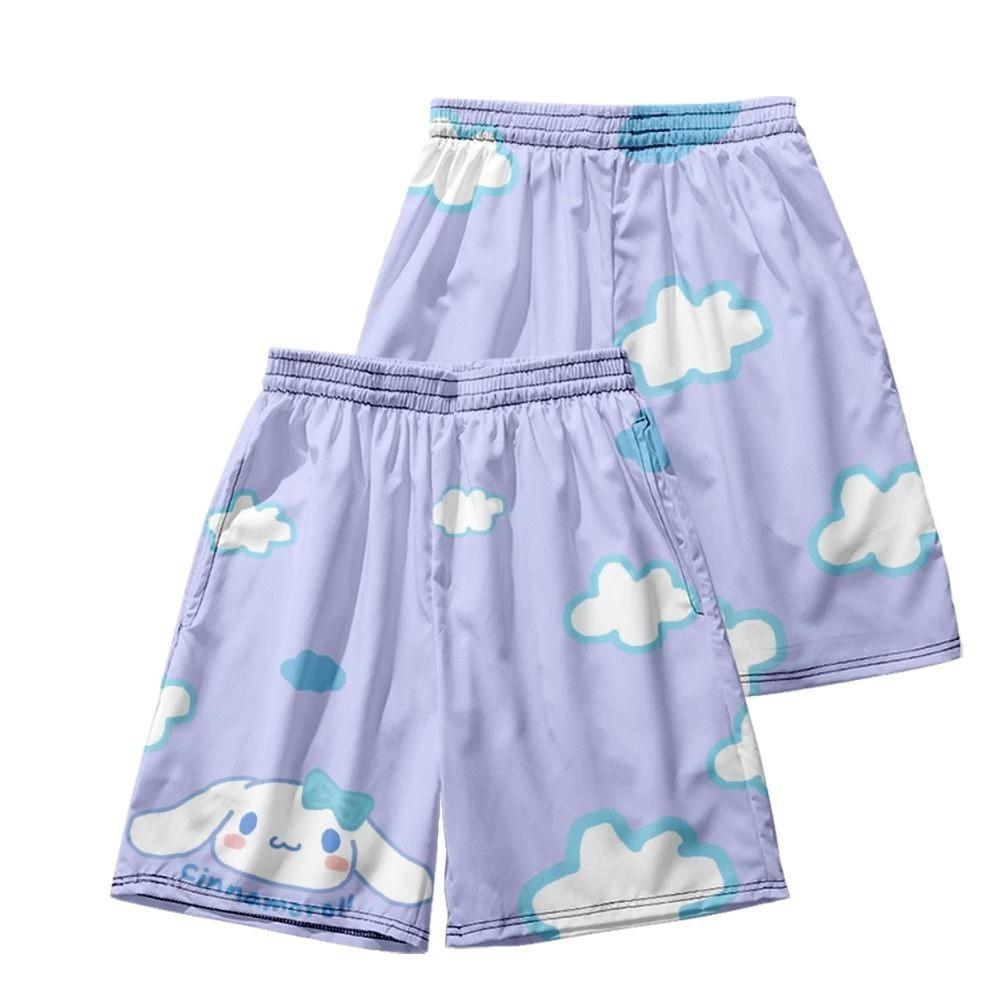 

Japanese Cartoon Anime Cinnamonroll Muay Thai Kickboxing Training Shorts Print Martial Art Boxer Unisex Men Women Fighting Fitness Sport Gym Workout S