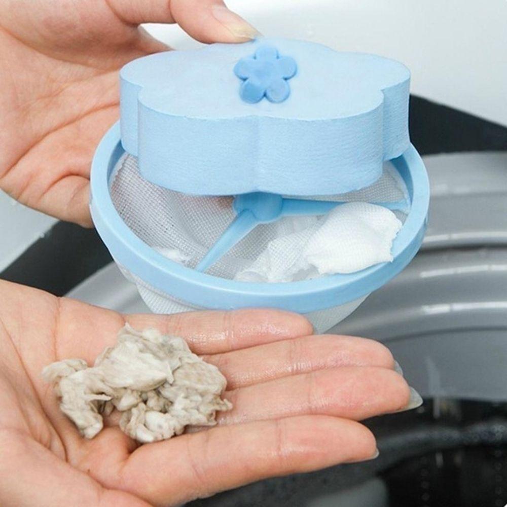 

& Living Washing Machine Lint Fur Hair Catcher Laundry Balls Filter Mesh Bag Floating Ball Pouch 2PCS рожевий