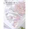 Retractable Lanyards for ID Badges and Keys, Beaded Lanyards for Women Natural Stone, Teacher Lanyard High-Performance Cute Lanyard Morganite