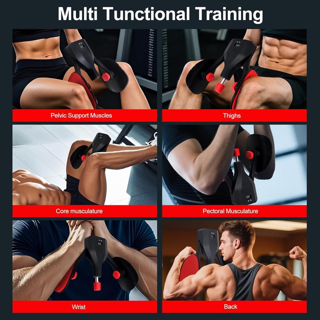 Ergonomic Leg Strengthener Compacts Heavy Type Thigh Strengthener Equipment with Batteries for Men Women