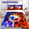 France Football Printed Bedding 3 Piece Set Cozy Breathable Bed Cover Set As Housewarming Holiday Gift
