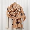 Arrange Love 70 New Autumn and Winter Skin-friendly and Warm Imitation Cashmere Printed Scarf Sweet and Versatile