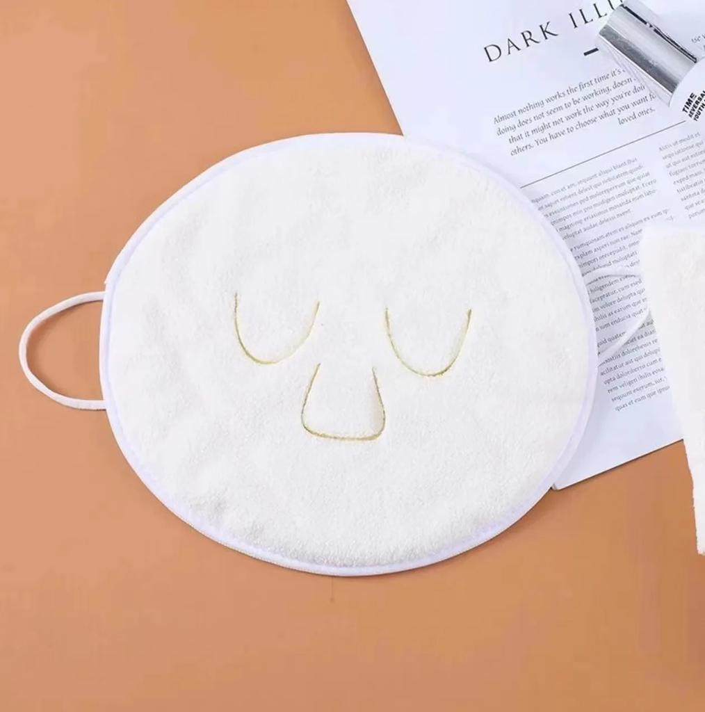 Skin Care Mask Cotton Hot Compress Towel Wet Compress Steamed Face Towel Opens Skin Pore Clean Hot Compress Face Skin Care Tools