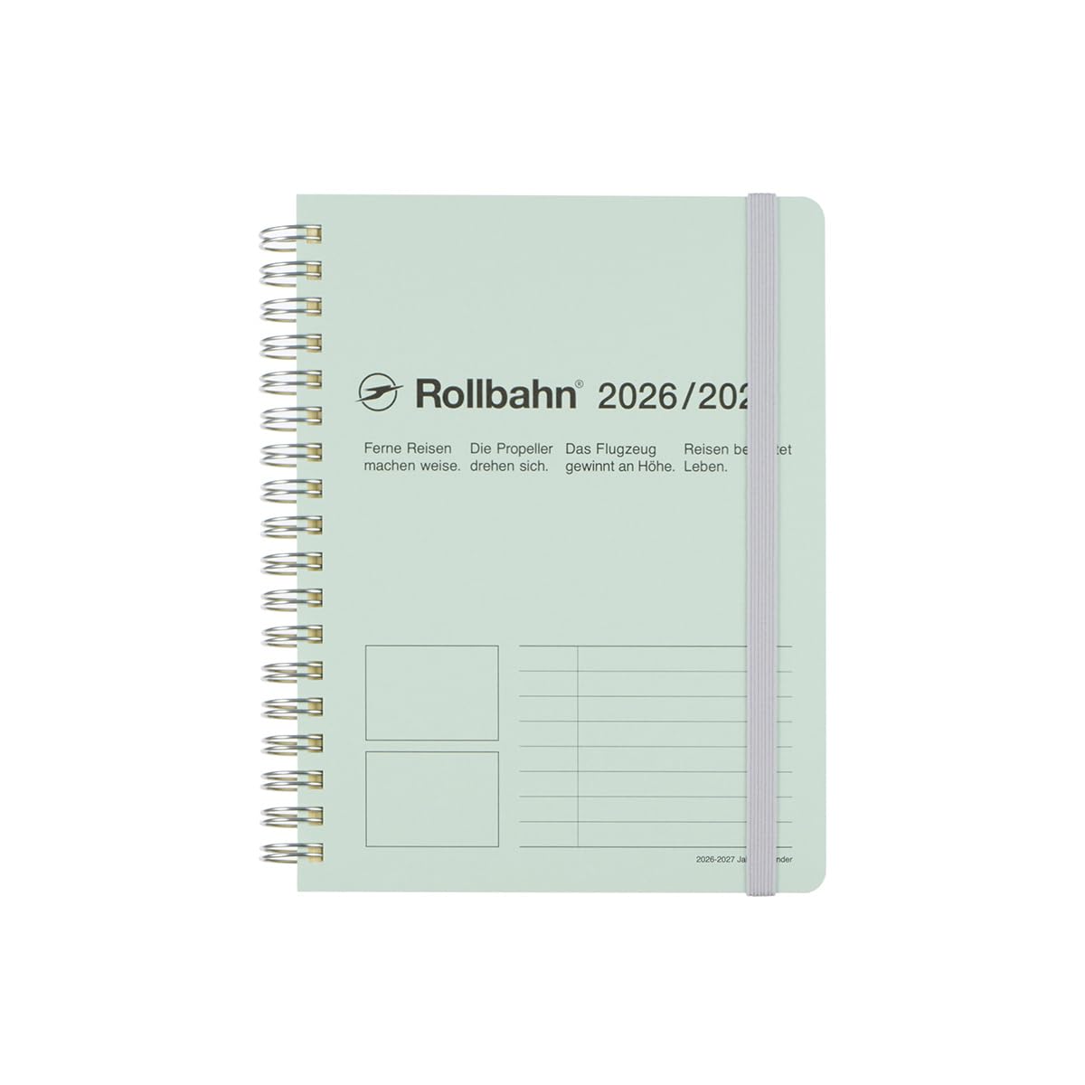 DELFONICS Rollbahn Diary Lubric L (light green)
