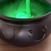 Yousheng DIY Floating Potion Set Halloween Decoration Witches Cauldron And Mist Maker Spooky Vintage Black Bowl for Hocus Pocus Party Decor Home