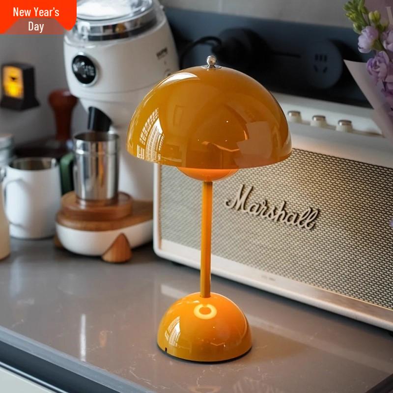 Small Nordic-style Bedside Table Lamp - Long-lasting, Multi-purpose Desk and Night Light