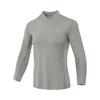 ACG Series DFADV UV GT RCK Stretch Outdoor Solid Color Half High Neck Casual Long Sleeve T-Shirt Women Tops Light-Green FN1964-370