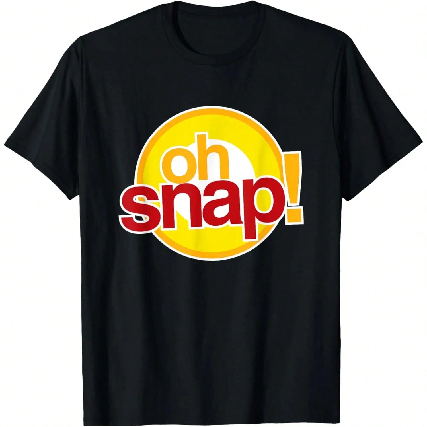 Oh Snap 90s Funny Saying Fun Expression Graphic T-Shirt S разноцветный