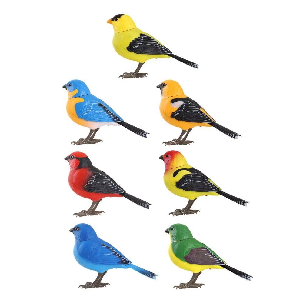 Motion Sound Control Electric Singing Bird Simulation Robot Birds Interactive Bird Toy Kids Toy