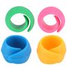 40 pièces Attache-bobines en silicone Bobines colorées Clips Économiseurs de bobines de fil Empêchent le déroulement