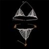 Custom Summer Beach Underwear Diamond Bra Chain Jewelry Sets for Party Bikini Sexy Body Chain
