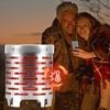 Mini Gas Heater Stove Stainless Steel Camping Mini Heater Camping Stove Warming Stove Hood for Outdoor Backpacking Hiking
