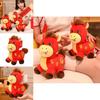 Horse Year Mascot Plush Toy With Flower Embroidery Design For Lunar New Year Gifts And Celebrations