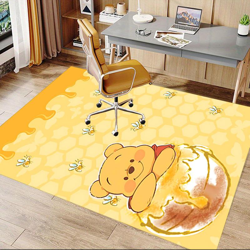 1pc Pooh Bear Honeycomb Carpet Office Rug Outdoor Mat Home Decor Area Carpet Festival Gift