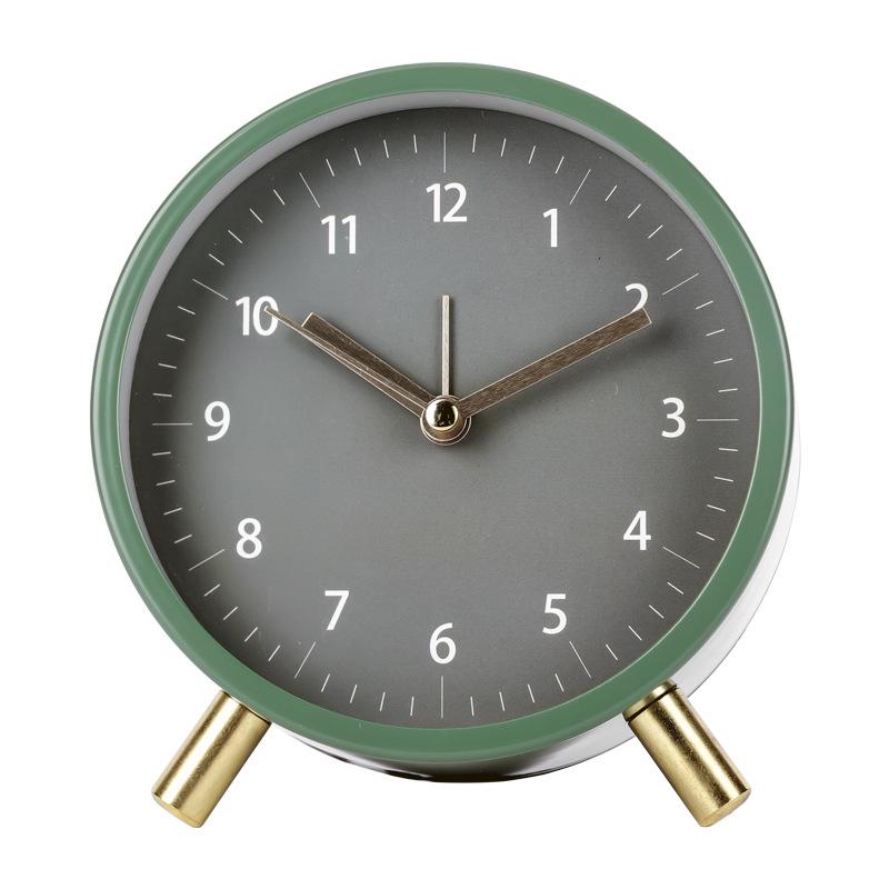 Nordic Clock Desktop Silent Minimalist Bedroom Alarm Clock Living Room Fashion Creative Light Luxury Student Dorm Table Clock
