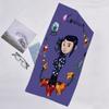 1pc Coraline (4) Beach Towel, Beach and Seaside Swimming Pool Equipment, Fashion Pattern, Rectangular, Travel Essentials