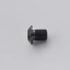 Daytona Motorcycle Cap Bolt Mirror Filled Hole Right Thread Aluminum Black 99616